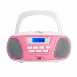 Aiwa BBTU-300PK, Analogique et numérique, AM, FM, MW, Lecteur, CD, CD-R, CD-RW, Haut, 5 W