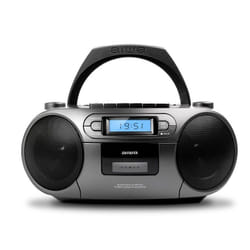 Aiwa BBTC-550MG Lecteur CD portable Noir, Argent