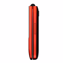 Aiwa FP-24RD téléphone portable Noir, Rouge Téléphone numérique