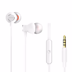 Aiwa ESTM-50WT, Avec fil, 20 - 20000 Hz, Appels/Musique, 13 g, Casque, Blanc