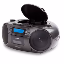 Aiwa BBTC-550BK Système stéréo portable Numérique 6 W FM, PLL Noir Lecture de MP3 - Vue supplémentaire 4