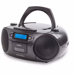 Aiwa BBTC-550BK Système stéréo portable Numérique 6 W FM, PLL Noir Lecture de MP3 - Vue supplémentaire 5