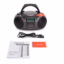 Aiwa BBTC-550BK Système stéréo portable Numérique 6 W FM, PLL Noir Lecture de MP3 - Vue supplémentaire 9