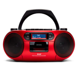 Aiwa BBTC-660DAB/RD Système stéréo portable Numérique 4 W DAB+, FM Noir, Rouge Lecture de MP3