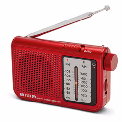 Aiwa RS-55RD Radio portable Personnel Analogique Rouge - Vue supplémentaire 10
