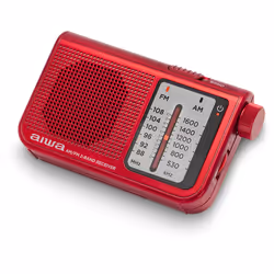 Aiwa RS-55RD Radio portable Personnel Analogique Rouge - Vue supplémentaire 5
