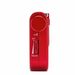 Aiwa RS-55RD Radio portable Personnel Analogique Rouge - Vue supplémentaire 7