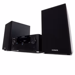 Aiwa MSBTU-500 ensemble audio pour la maison Système micro audio domestique 50 W Noir