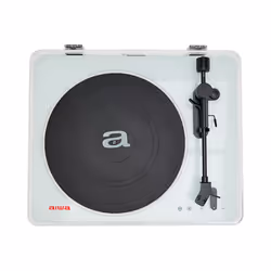 Aiwa APX-790BT/WH platine Tourne-disque entraîné par courroie Aluminium, Blanc Semi-automatique