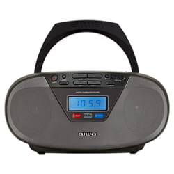 Aiwa BBTU-400BK Système stéréo portable Analogique et numérique 6 W FM Noir Lecture de MP3