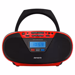 Aiwa BBTU-400RD, Analogique et numérique, FM, Lecteur, CD, CD-R, CD-RW, Haut, 6 W