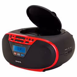 Aiwa BBTU-400RD Système stéréo portable Analogique et numérique 6 W FM Rouge Lecture de MP3