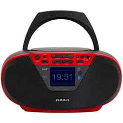 Boombox - AIWA - BBTU-500DAB/RD - Radio CD Portable DAB+ - Bluetooth 5.0 - Écran 24