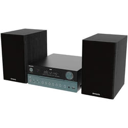 Aiwa MSBTU-700DAB ensemble audio pour la maison Système micro audio domestique 25 W Arctic blue, Noir