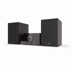 Aiwa MSBTU-600, Système micro audio domestique, Noir, Plateau, 50 W, RCA, FM