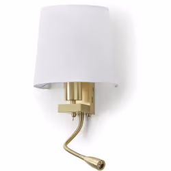Appliquer le lecteur Firenze E27 60W + LED SMD 3W 3000K Matte Gold