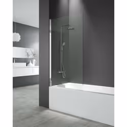 Hauteur 150 cm Verre fixe de 6 mm Installation réversible Traitement anticalcaire standard sur les cristaux Réversible Import ...