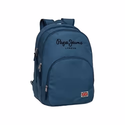 Pepe Jeans - Sac à dos double poches bleu 32 Bleu