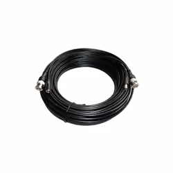 Câble d'extension coaxial pour signaux vidéo et d'alimentation. Câble combiné RG59 + DC. Faibles pertes. Longueur fixe de 30  ...