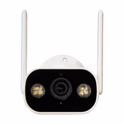 Caméra intelligente Nivian CMOS progressif 1/2.9 2K 3MP (2304 x 1296) Objectif 4 mm Distance IR 10 m 2 spots LED intelligents ...