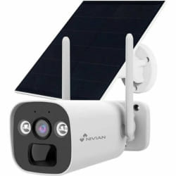 Nivian NV-CAM01-SOLAR4G caméra de sécurité Boîte Caméra de sécurité IP Intérieure et extérieure 2304 x 1296 pixels Mural/sur poteau