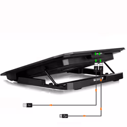 iggual RP2V17 Supports de Notebook Noir 17"