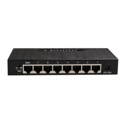 iggual GES8000 Non-géré Gigabit Ethernet (10/100/1000) Noir