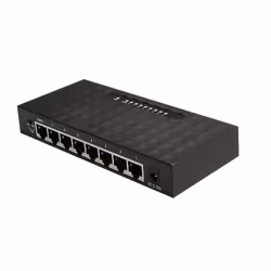 iggual GES8000 Non-géré Gigabit Ethernet (10/100/1000) Noir