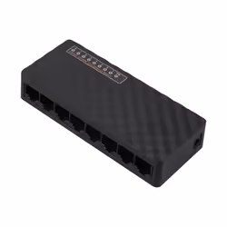iggual FES800 Non-géré Fast Ethernet (10/100) Noir