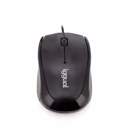 iggual IGG316849, Ambidextre, Optique, USB Type-A, 800 DPI, Noir