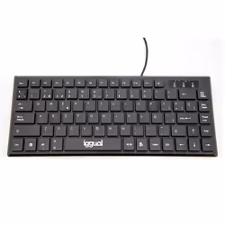 iggual IGG317082, 60%, USB, QWERTY, Noir