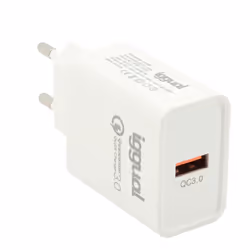 iggual IGG317174 chargeur d'appareils mobiles Universel Blanc USB Charge rapide Intérieure
