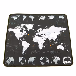 iggual IGG317310, Noir, Blanc, Image, Base antidérapante, Tapis de souris de jeu