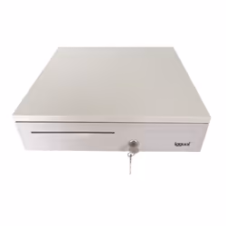 iggual IRON-50W, Tiroirs-caisse manuels et automatiques, Blanc, CC, 12 V, 405 mm, 420 mm