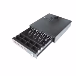 iggual IGG317471, Tiroirs-caisse manuels et automatiques, Métal, Noir, 12 V, 335 mm, 368 mm