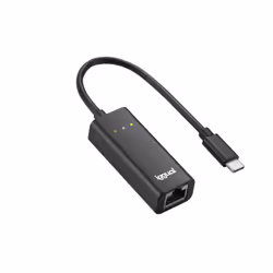 iggual IGG317693, Avec fil, USB Type-C, Ethernet, 1000 Mbit/s, Noir