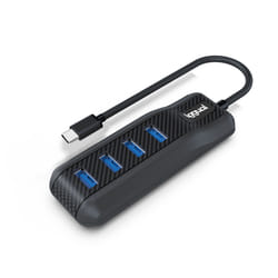 iggual IGG317914 hub & concentrateur USB 3.2 Gen 1 (3.1 Gen 1) Type-C 5000 Mbit/s Charbon, Gris