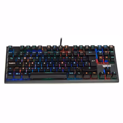 iggual IGG317952, USB, Clavier mécanique, QWERTY, LED RGB, Noir