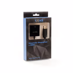 iggual IGG318041 câble vidéo et adaptateur 0,25 m DisplayPort HDMI Noir