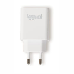 iggual IGG318164 chargeur d'appareils mobiles Universel Blanc Secteur Intérieure