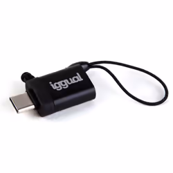 iggual IGG318409, USB C, USB-A 3.1, Noir