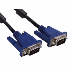 iggual IGG318577, 2 m, VGA (D-Sub), VGA (D-Sub), Mâle, Mâle, Noir, Bleu