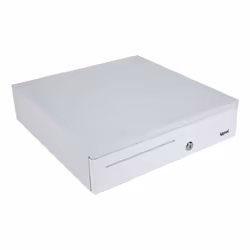 iggual IRON-30PW, Tiroir caisse électronique, Blanc, Acier inoxydable, 12 V, 420 mm, 405 mm