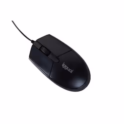 iggual COM-BASIC3-800DPI, Ambidextre, USB Type-A, 800 DPI, Noir