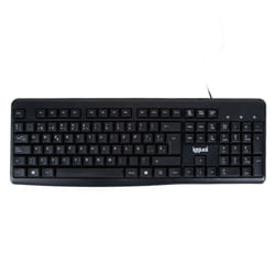 iggual CK-BASIC2-105T clavier USB QWERTY Noir