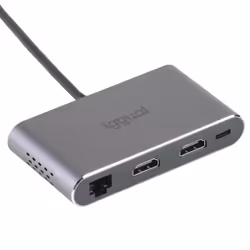 iggual IGG319222, Avec fil, USB 3.2 Gen 1 (3.1 Gen 1) Type-C, 100 W, 10,100 Mbit/s, Gris, MicroSD (TransFlash), MicroSDHC, Mi ...