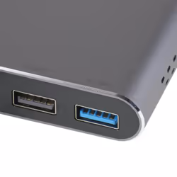 iggual IGG319222 station d'accueil Avec fil USB 3.2 Gen 1 (3.1 Gen 1) Type-C Gris
