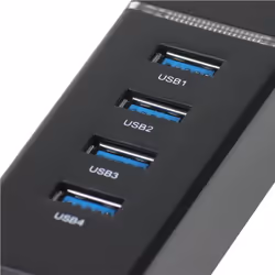 iggual IGG319239 hub & concentrateur USB 3.2 Gen 1 (3.1 Gen 1) Type-C 5000 Mbit/s Noir