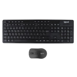 iggual WMK-BUSINESS2 clavier Souris incluse Bureau RF sans fil QWERTY Espagnole Noir