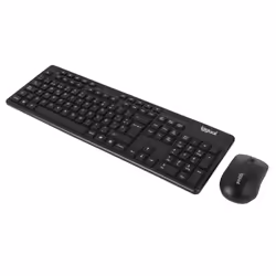 iggual WMK-BUSINESS2 clavier Souris incluse Bureau RF sans fil QWERTY Espagnole Noir